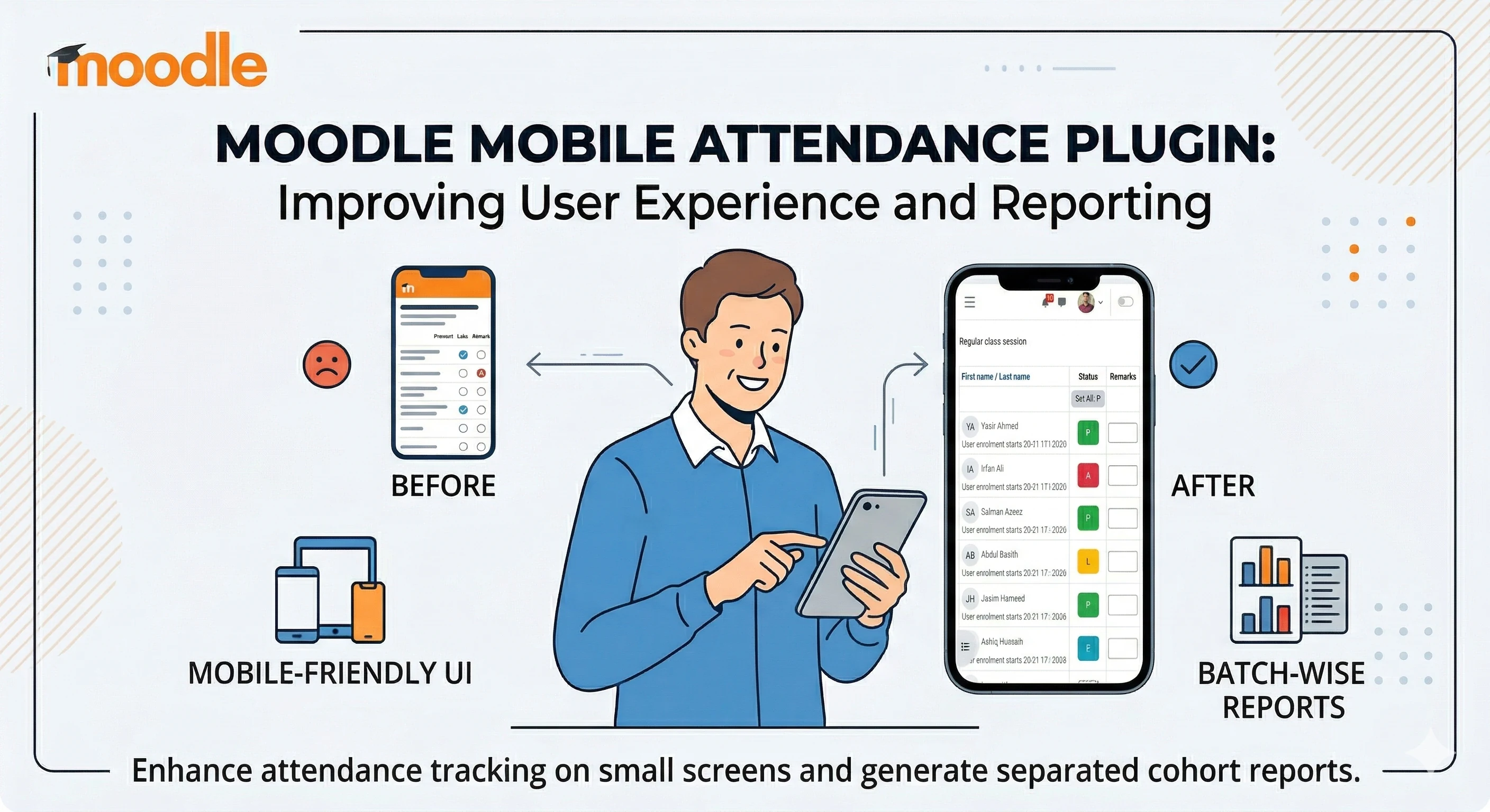 Moodle Mobile Attendance Plugin